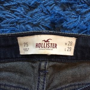 Hollister Dark Wash Straight Leg Jean
